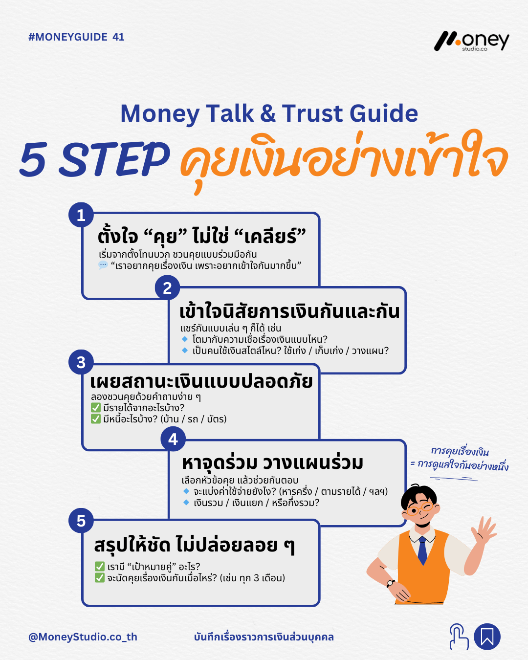 5 Step คุยเรื่องเงินกับแฟนและครอบครัวอย่างไรให้ไม่ทะเลาะ เสริมความสัมพันธ์ให้ยั่งยืน